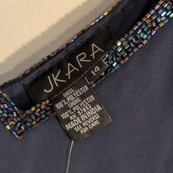 NWT beaded J KARA Dress Size 14 - Picture 7 of 9